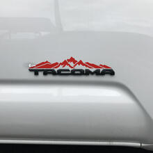Toyota Tacoma Mountains Decal Sticker Over Badge Tacoma 2