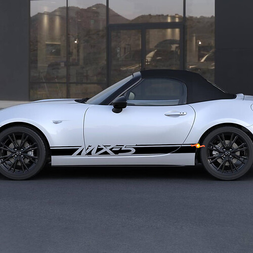 Mazda MX-5 Miata Side Stripe Decal Sticker - Custom Vinyl Sticker
