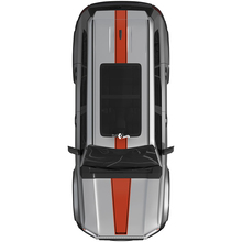 Toyota Land Cruiser Prado Hood and Roof Stripes Rally Decals Sticker - Vinyl Graphic Kit 2 2