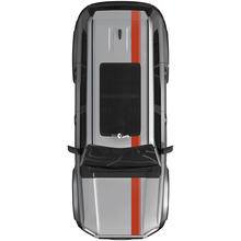 Toyota Land Cruiser Prado Hood and Roof Dual Stripes Rally Decals Sticker - Vinyl Graphic Kit
 2