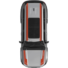 Toyota Land Cruiser Prado Hood and Roof Dual Stripes Rally Decals Sticker - Vinyl Graphic Kit 2 2