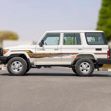 Retro Side Classic Stripes Sticker Decal Kit for Toyota Land Cruiser GRJ76 - Custom Vinyl Graphics 2 2
