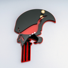 Punisher Skull Side 3D Badge Fender Badges Emblem 4