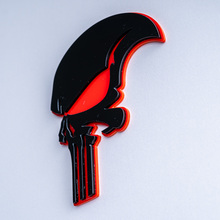Punisher Skull Side 3D Badge Fender Badges Emblem 6