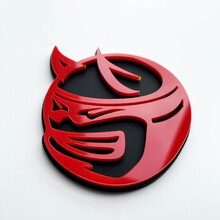 Custom 3D Badge Drag Bee Demon Dodge Charger Challenger logo Fender Badges Emblem 2