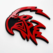 Custom 3D Trackhawk Hellhawk Badge - Fender Emblem for Jeep Trackhawk 3