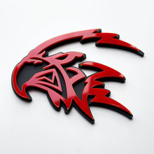 Custom 3D Trackhawk Hellhawk Badge - Fender Emblem for Jeep Trackhawk 2 3