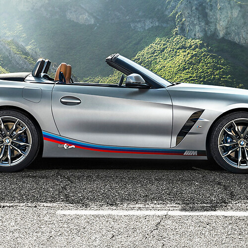 Side Accents Lower Panel M Stripes Vinyl Decal Sticker fit to BMW Z4