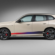 BMW X3 2024 Side Door Gradient Stripes M Decal Kit - Custom Vinyl Graphics for G01 & F25 2