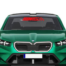 M logo Racing Checkered Windshield Decal for BMW 5 Series G60 M5 G90
 2