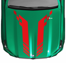 L Stripes Racing Checkered Hood Decal for BMW 5 Series G60 M5 G90
 2