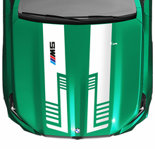 Stripes Racing Checkered Flag or Strobe Look Hood Decal for BMW 5 Series G60 M5 G90 3