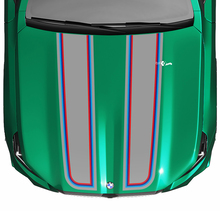 Stripes Racing M colors Hood Decal for BMW 5 Series G60 M5 G90 3