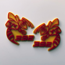 Hornet Bee 392 3D Badge Yellow vs Red Fender Badges Emblem 4