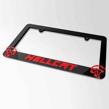 Hellcat Vehicle License Plate Covers Frames Vehicle Decor fit to Dodge Hellcat 2