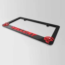 Hellcat Vehicle License Plate Covers Frames Vehicle Decor fit to Dodge Hellcat 3