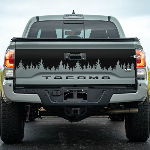 Toyota Tacoma Tailgate Wrap Decal Forrest Edition for Tacoma Vinyl Sticker