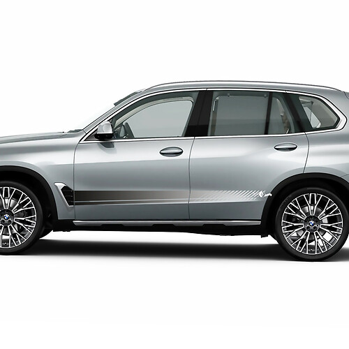 Accent Racing Strobe Stripes Decal Kit for BMW X5 G05
