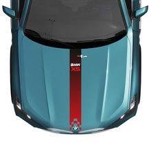 BMW X5 G05 ହୁଡ ସେଣ୍ଟ୍ରାଲ ଗ୍ରେଡିୟନ୍ଟ ଷ୍ଟ୍ରାଇପ୍ ଡିକାଲ୍ ଭିନିଲ୍ ଷ୍ଟିକର୍ 2
 3