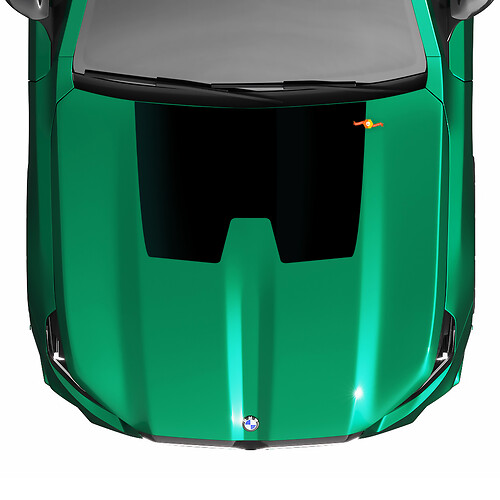 M Performance Hood Decal for BMW 5 Series G60 M5 G90