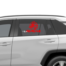 Side Window Rav4 Dragon Graphic Vinyl Decal Graphic Sticker fit to Toyota RAV4 2