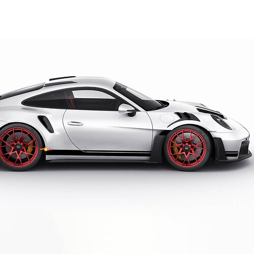 Porsche 911 GT2 RS Stripes Sides - Custom Vinyl Decal Graphics