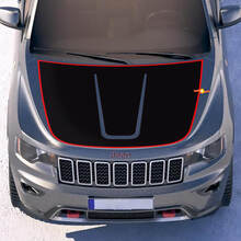 Jeep Cherokee TRAILHAWK Hood Graphics Wrap Decal Sticker 2