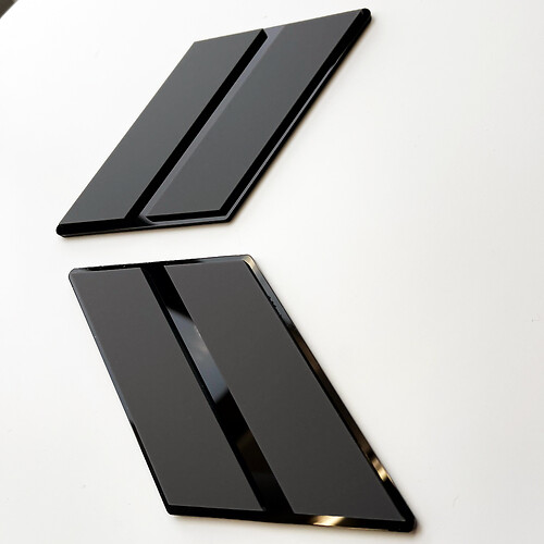 Hash Mark Dodge RT Fender Badges Tailgate Emblem 3D Badge