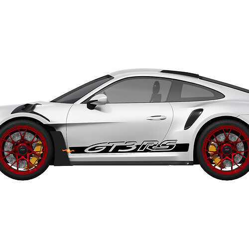 Porsche 911 - 991 Gt3 RS GT3RS Side Stripes Kit Decal Sticker 2