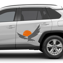 Eagle Sunset Graphics Sticker Decal
 2