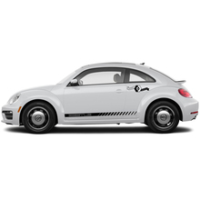 Volkswagen Beetle Side Doors Rocker Panel Vinyl Stripes Decals Stickers 7 4
