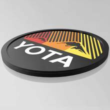 Yota Toyota Heritage Stripes Mountains Fender Badge Emblem 3