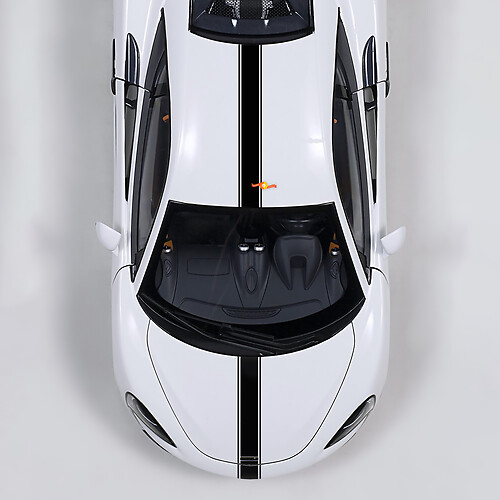 McLaren 570 Full body Hood Stripe Graphics Vinyl Decal Sticker