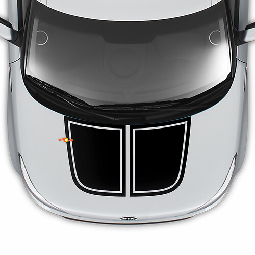 Hood Decal Wrap Vinyl Decals Stickers for Kia Soul 2