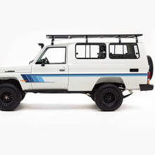 Retro Side Classic Stripes Decal Kit for Toyota Land Cruiser J75 Series 2
