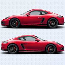 Porsche Cayman GTS 4.0 Side Stripes Kit Decal Sticker 2