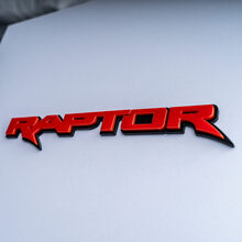 Raptor 3D Badge Fender Tailgate Badges Emblem 3