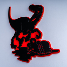 Raptor eat Ram 3D Badge Fender Tailgate Badges Emblem 3