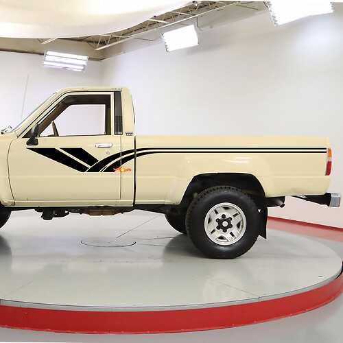 Classic Toyota ລາວ Hilux Side Stripes Vinyl Decals Stickers
