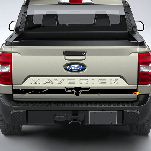 Ford Maverick Tailgate Stripe Graphics Decals Stickers
