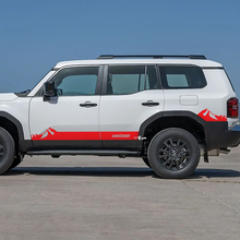 Toyota Land Cruiser Side Rocker Panel Mountains Stripes Decals Vinyl Graphic Decals 3