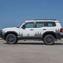 Toyota Land Cruiser Nature Scene Deer Moose Doors Accent Stripes Decals Vinyl Stickers Graphic 2