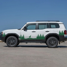 Toyota Land Cruiser Nature Scene Deer Moose Doors Accent Stripes Decals Vinyl Stickers Graphic 3