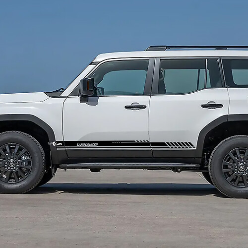 Toyota Land Cruiser Side Doors Accent Stripes Decals Vinyl Stickers Graphic 4