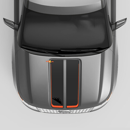 Hood Mountains Graphics for Ford Explorer ST Timberline XLT Platinum King Ranch ST
