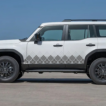 Toyota Land Cruiser Side Doors Ornament Style Decals Vinyl Stickers Graphic 3