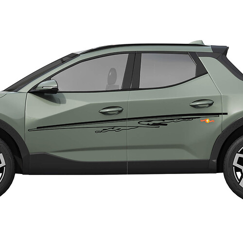 Rally Side Doors Vinyl Stickers Decal Graphic fit to Hyundai Santa Cruz