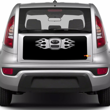 Rear Trunk Vinyl Wrap Decal Sticker for Kia Soul 2 3