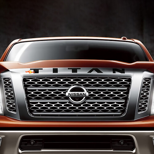 Hood Nissan Titan Logo Vinyl Stickers Decals Graphics