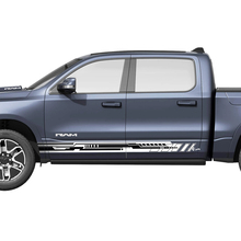 Side Doors Stripes Rocker for Dodge RAM 1500 REV Vinyl Decals Stickers Graphics 2 3
